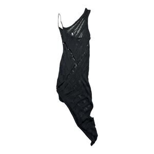 Rui Knitted beaded cut out dress